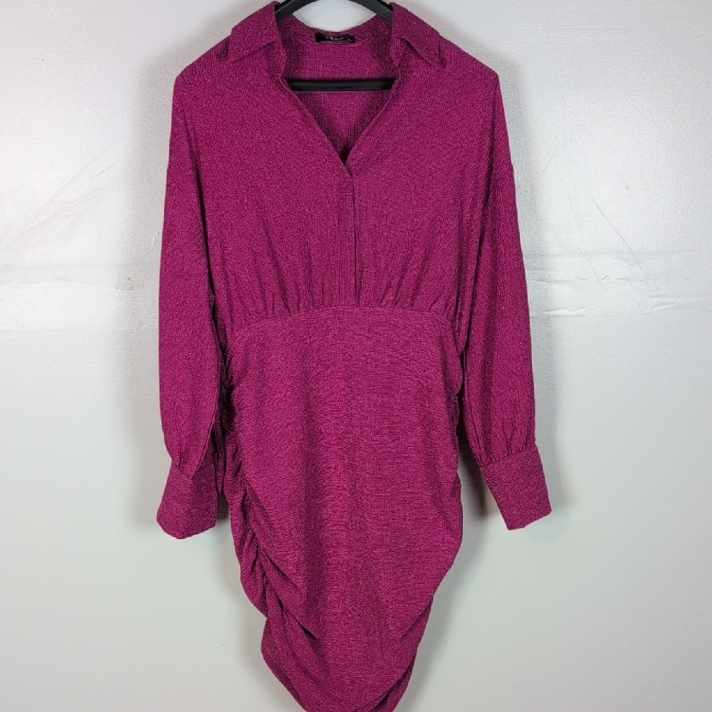 Cider Blouson Bodycon Midi Dress